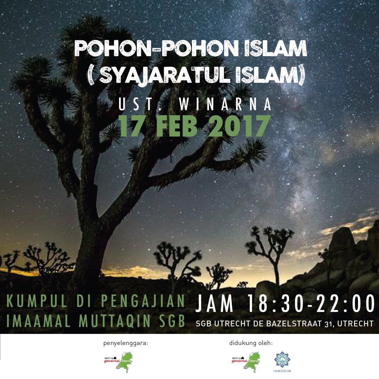 Pohon pohon Islam – Ustadz Winarna 17 Februari 2017