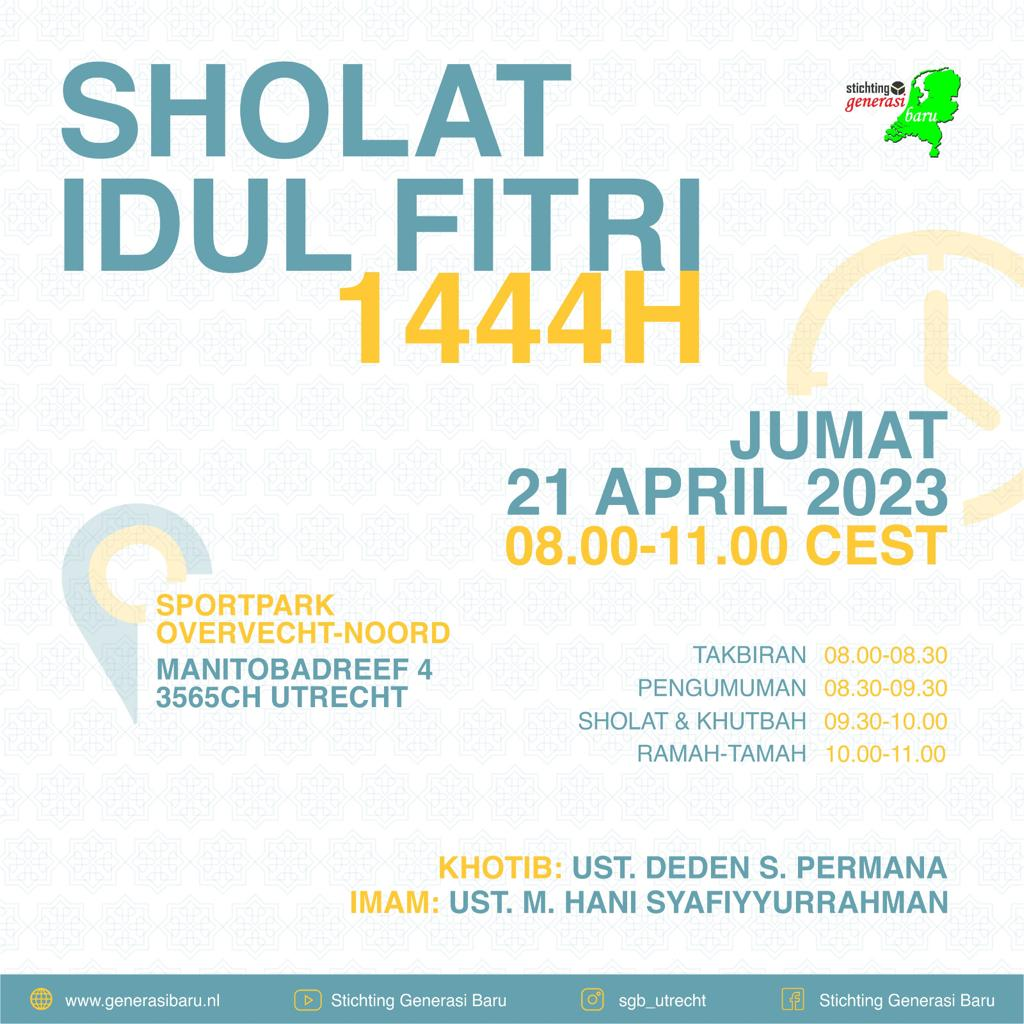 Sholat Idul Fitri 1 Syawal 1444H